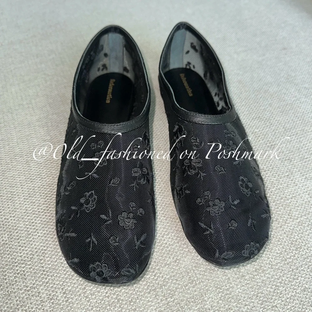 REFORMATION Britt Mesh Ballet Flats
